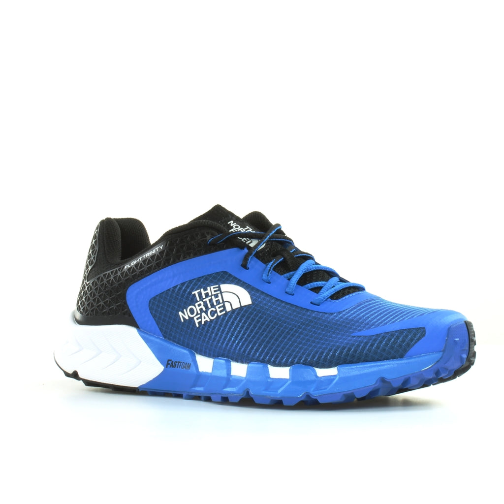 The North Face Flight Trinity Blue Textile Mens Lace Up Trainers