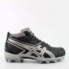 Asics Gel Provost Mid Black Leather Outdoor Womens Sport Shoes FG/AG P286Y 9093