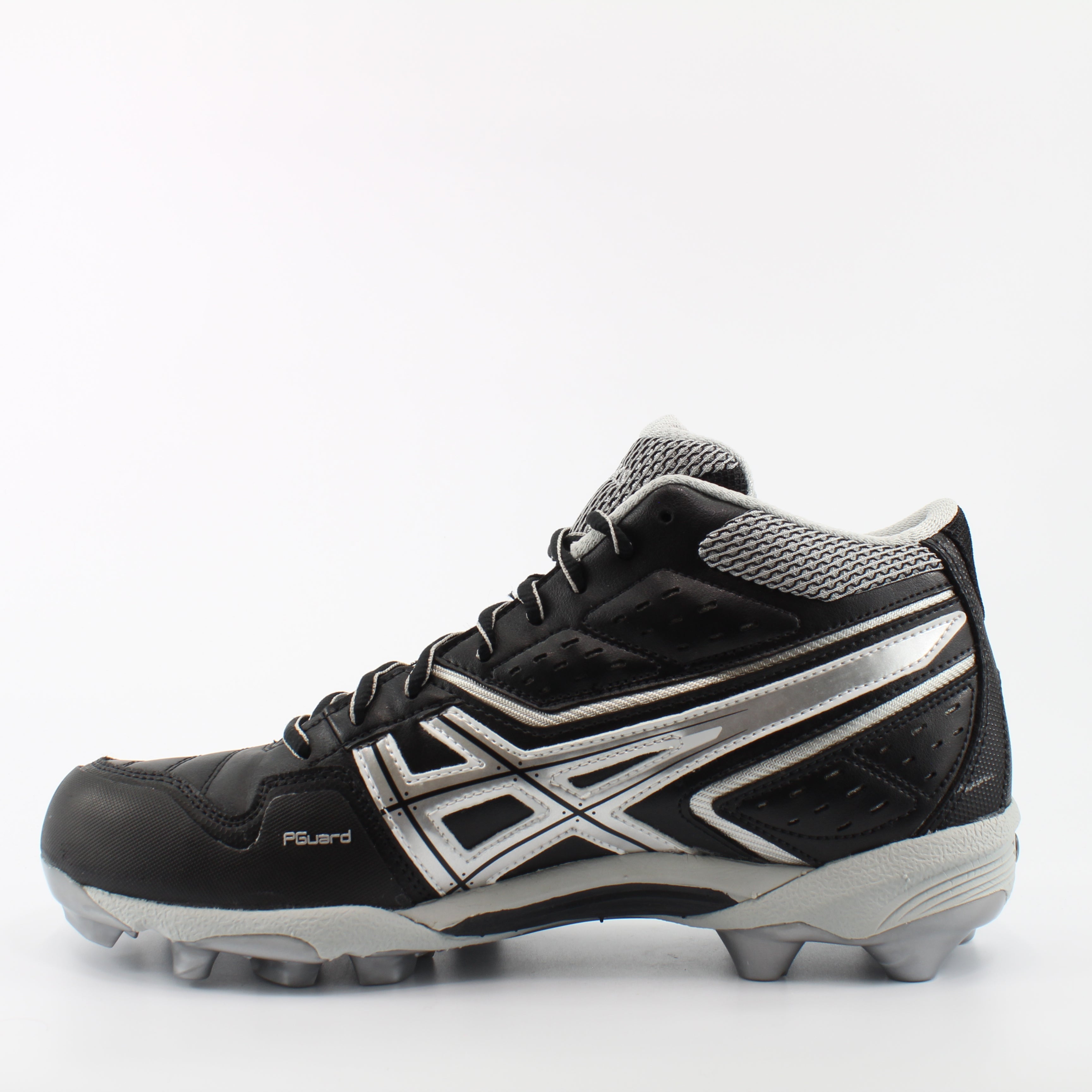 Asics Gel Provost Mid Black Leather Outdoor Womens Sport Shoes FG/AG P286Y 9093