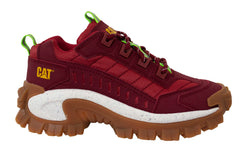 Caterpillar CAT Intruder Mens Red Trainers