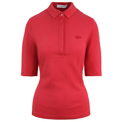 Lacoste Slim Fit Womens Pink Polo Shirt