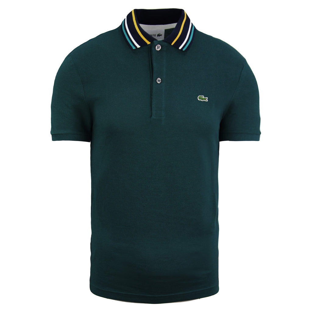 Lacoste Slim Fit Mens Green Polo Shirt