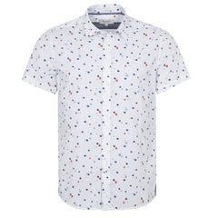 Pepe Jeans Slim Fit Mens White Printed Shirt