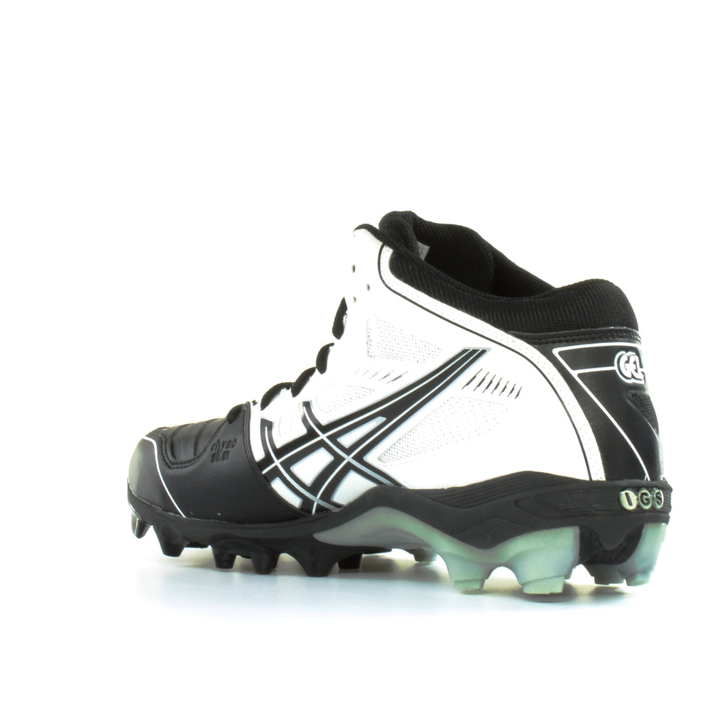 Asics Gel-Crossover 5 Turf Black White Synthetic Mens Sports Boots R50NQ 9001