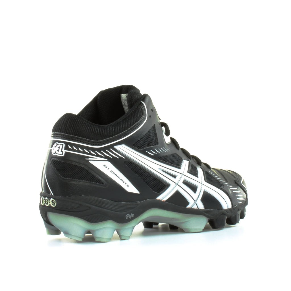 Asics Gel-Crossover 5 Turf Black White Synthetic Mens Sports Boots R50NQ 9001