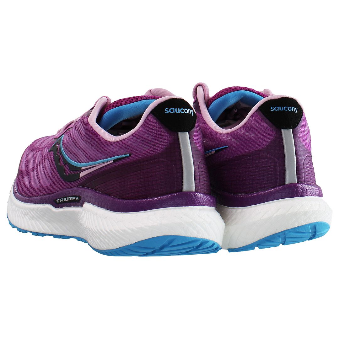 Saucony Triumph 19 Womens Purple Running Shoes