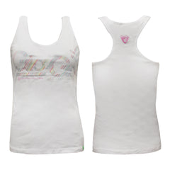 Gio Goi Compton White Cotton Sleeveless Womens Vest Top Tank Top S12200550