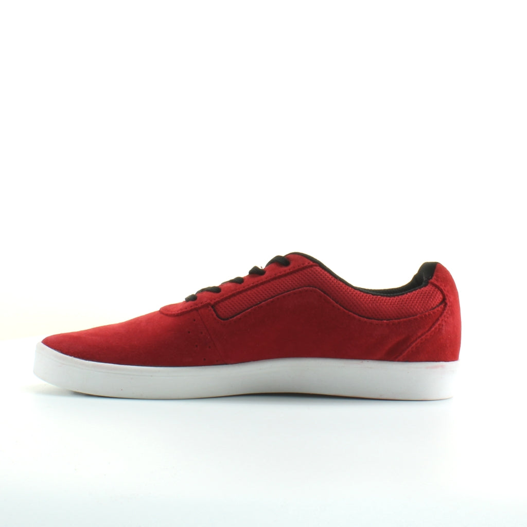 Vans LXVI Numeral Red Black Suede Leather Lace Up Unisex Trainers SEMY25