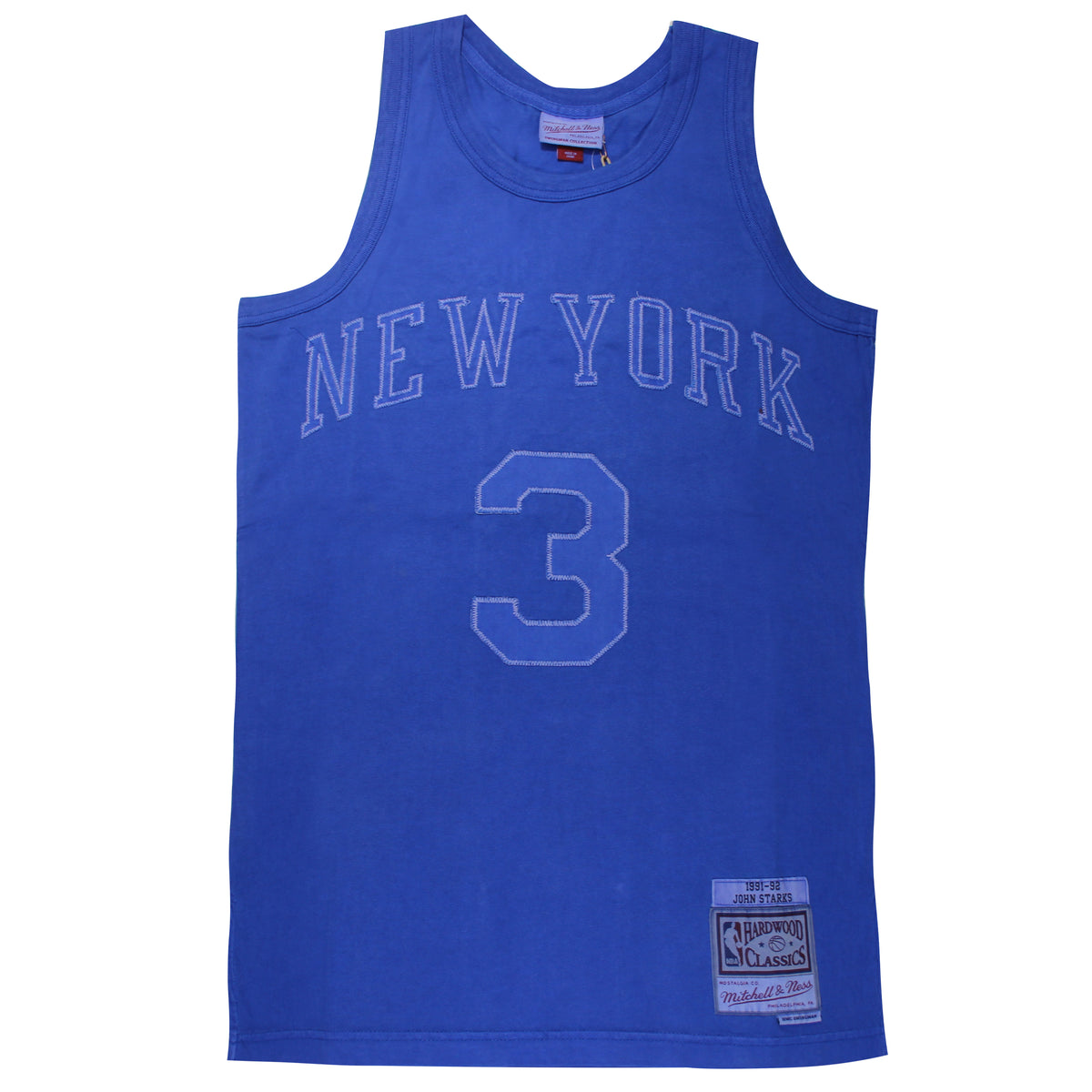 Mitchell & Ness New York Knicks John Starks 3 Washed Out Swingman Jersey