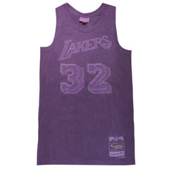 Mitchell & Ness LA Lakers Magic Johnson 32 Washed Out Swingman Jersey