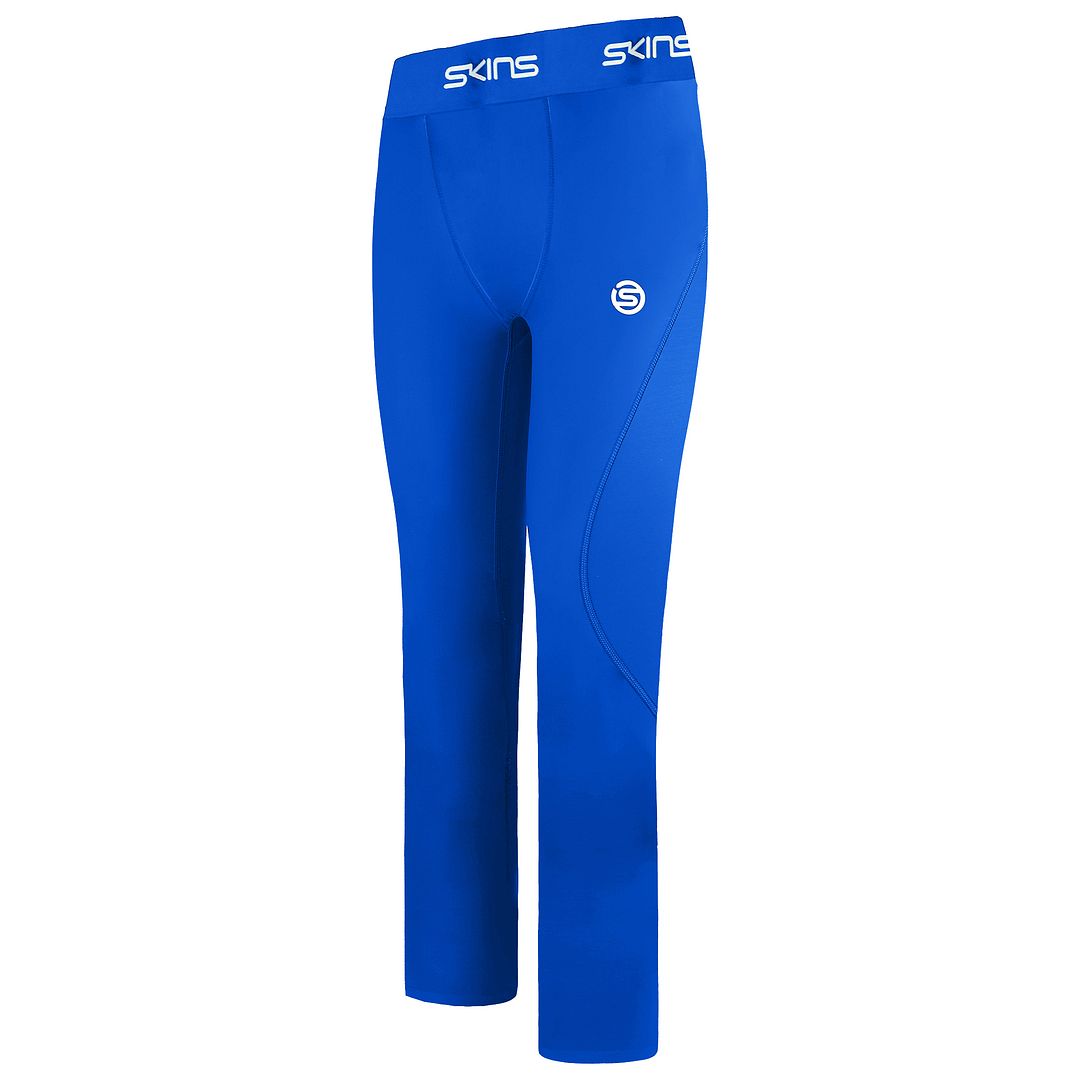 Skins Series-1 Stretch Waist Bright Blue Mens Leggings