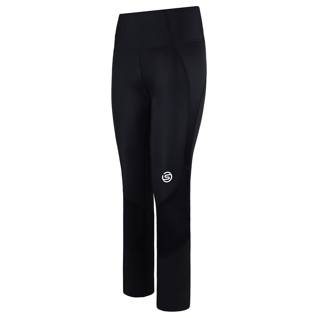 Skins Series-3 Stretch Womens Black Leggings