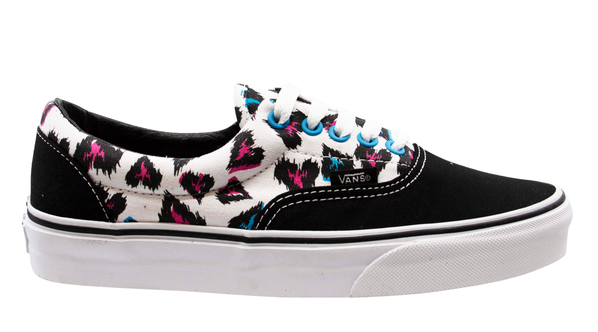Vans Heart Leopard Mens Black Plimsolls