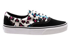 Vans Heart Leopard Mens Black Plimsolls