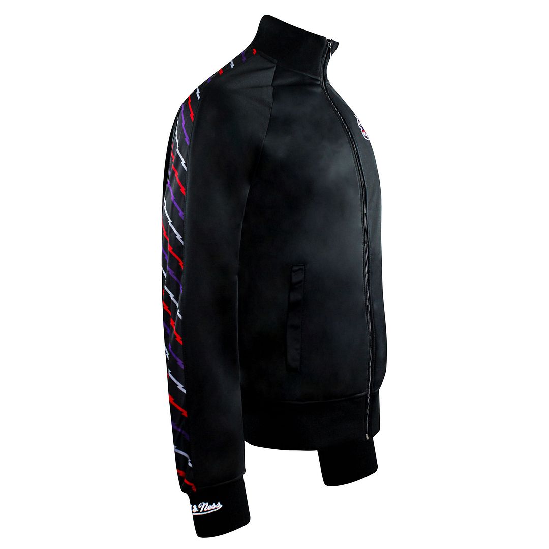 Mitchell & Ness Toronto Raptors Mens Black Track Jacket