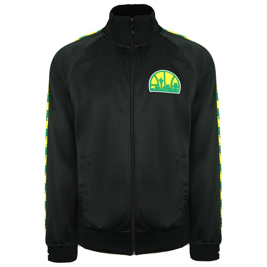 Mitchell & Ness Seattle Supersonics Mens Black Track Jacket