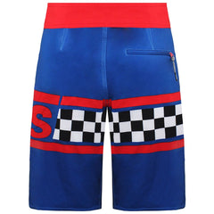 Vans Off The Wall Stretch Waist Blue/Red Mens Board Shorts V0QNFV1