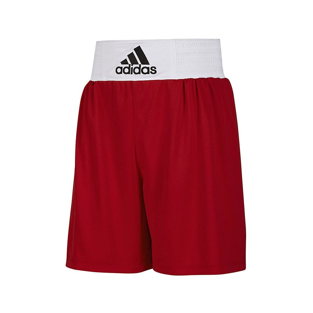 Adidas Mens Red/White Boxing Shorts