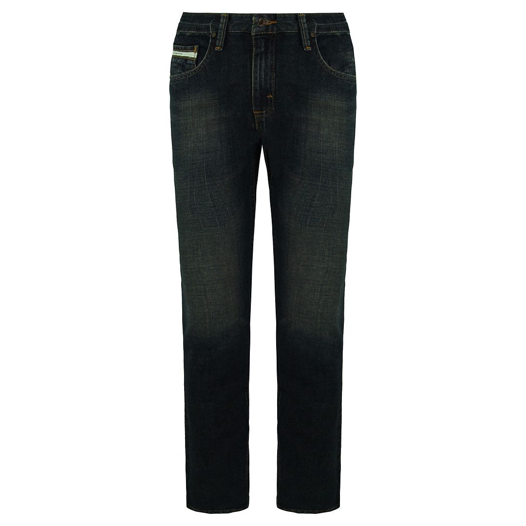 Vans Skinny Fit Low Rise Mens Dark Blue Jeans