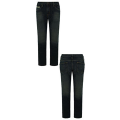 Vans Skinny Fit Low Rise Mens Dark Blue Jeans