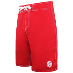 Vans Off The Wall Adjustable Waist Red Mens Plain Shorts VVQT6NZ