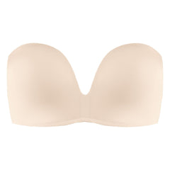 Wonderbra Ultimate Strapless Cream Womens Push-Up Bra W032D 0BM