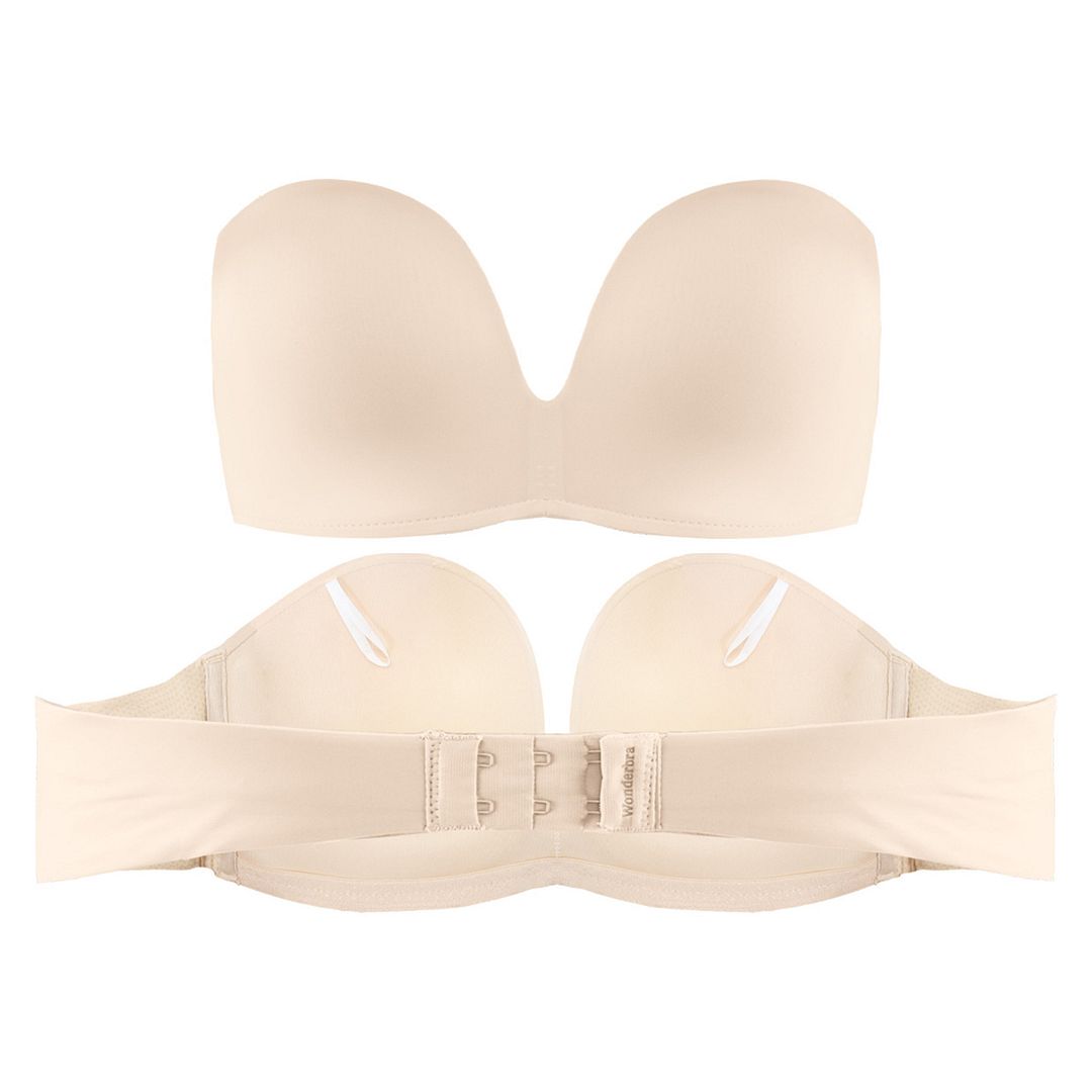 Wonderbra Ultimate Strapless Cream Womens Push-Up Bra W032D 0BM