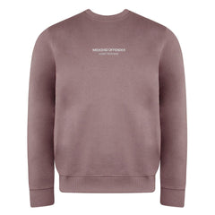 Weekend Offender Logo Mens Sand Rose Sweater