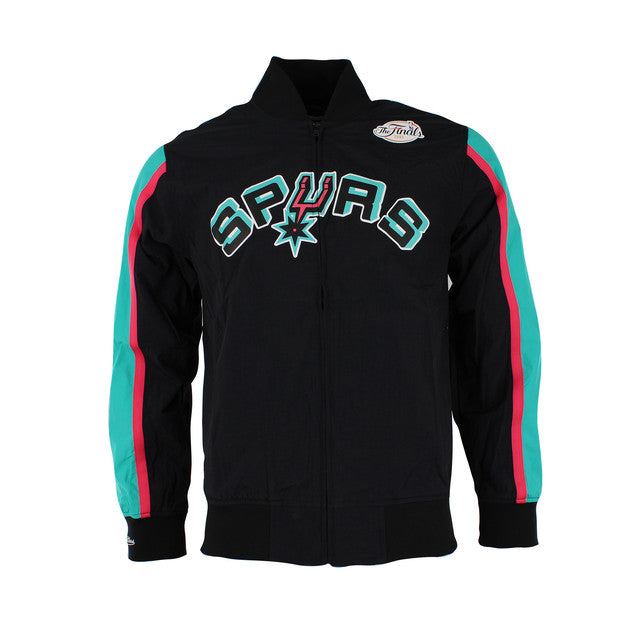 Mitchell & Ness NBA San Antonio Spurs Hook Shoot Warm Up Mens Jacket