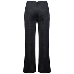 Timberland Wide Leg Relaxed Chambray Womens Navy Linen Pants