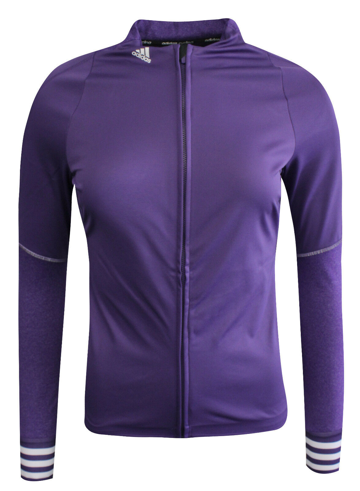 Adidas Performance Womens Purple Cycling Track Jacket