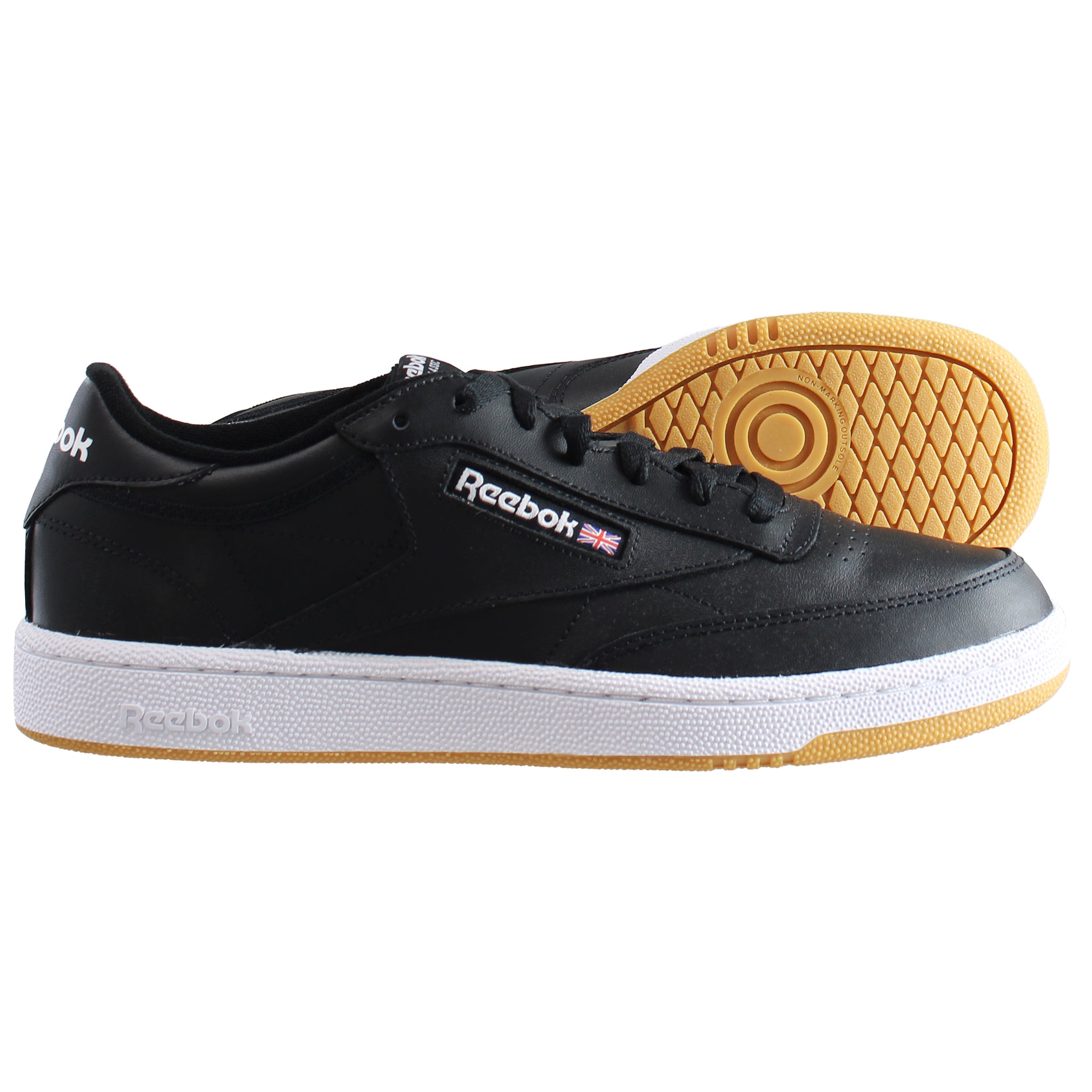 Reebok Club C 85 Black Mens Trainers