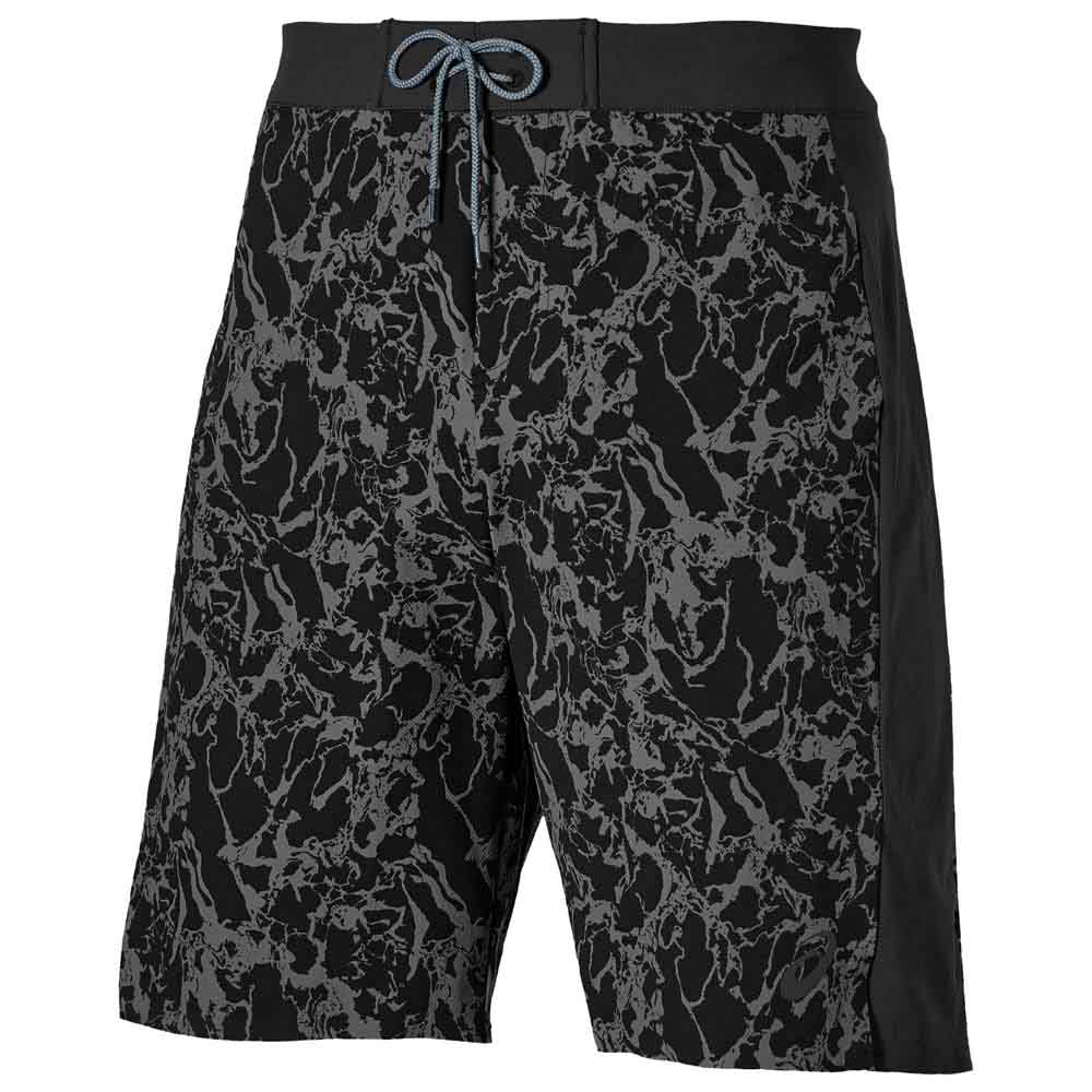 Asics Motion 10inch Mens Black Core Shorts