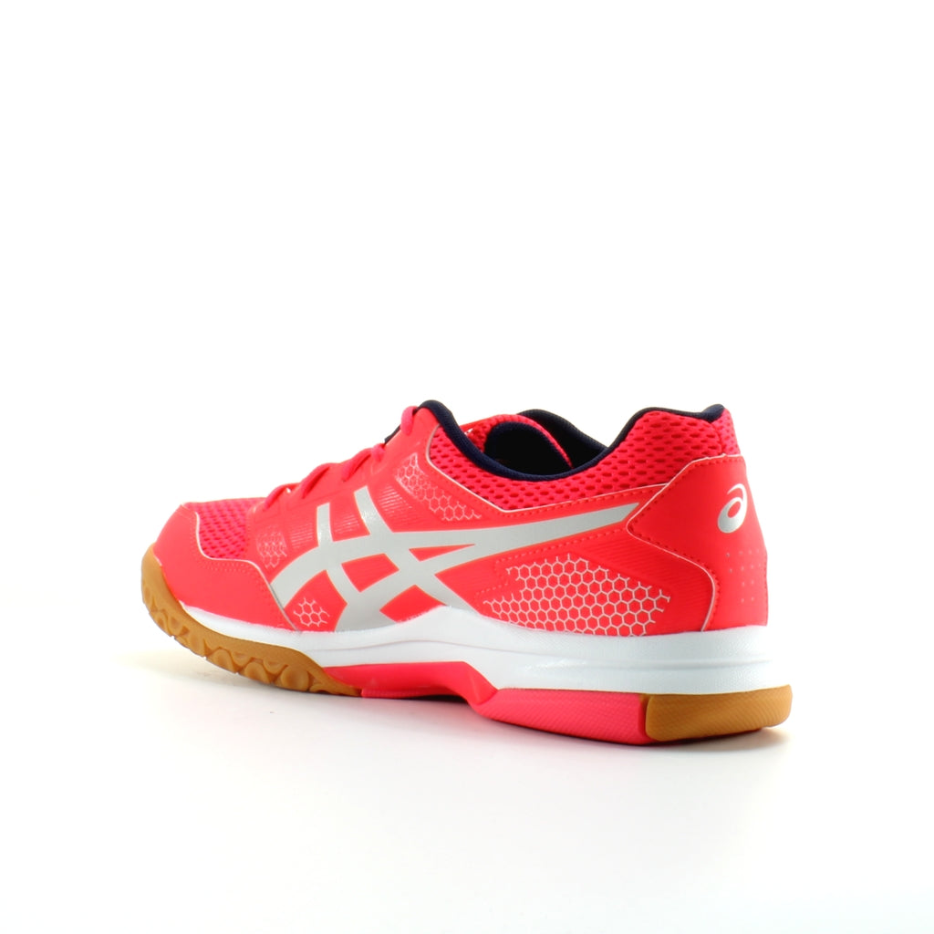 Asics Gel-Rocket 8 Pink Synthetic Womens Lace Up Trainers B756Y 700