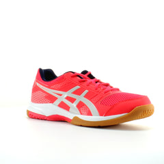 Asics Gel-Rocket 8 Pink Synthetic Womens Lace Up Trainers B756Y 700