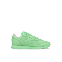 Reebok Classic Pastels Lace-Up Green Smooth Leather Womens Trainers BD2773