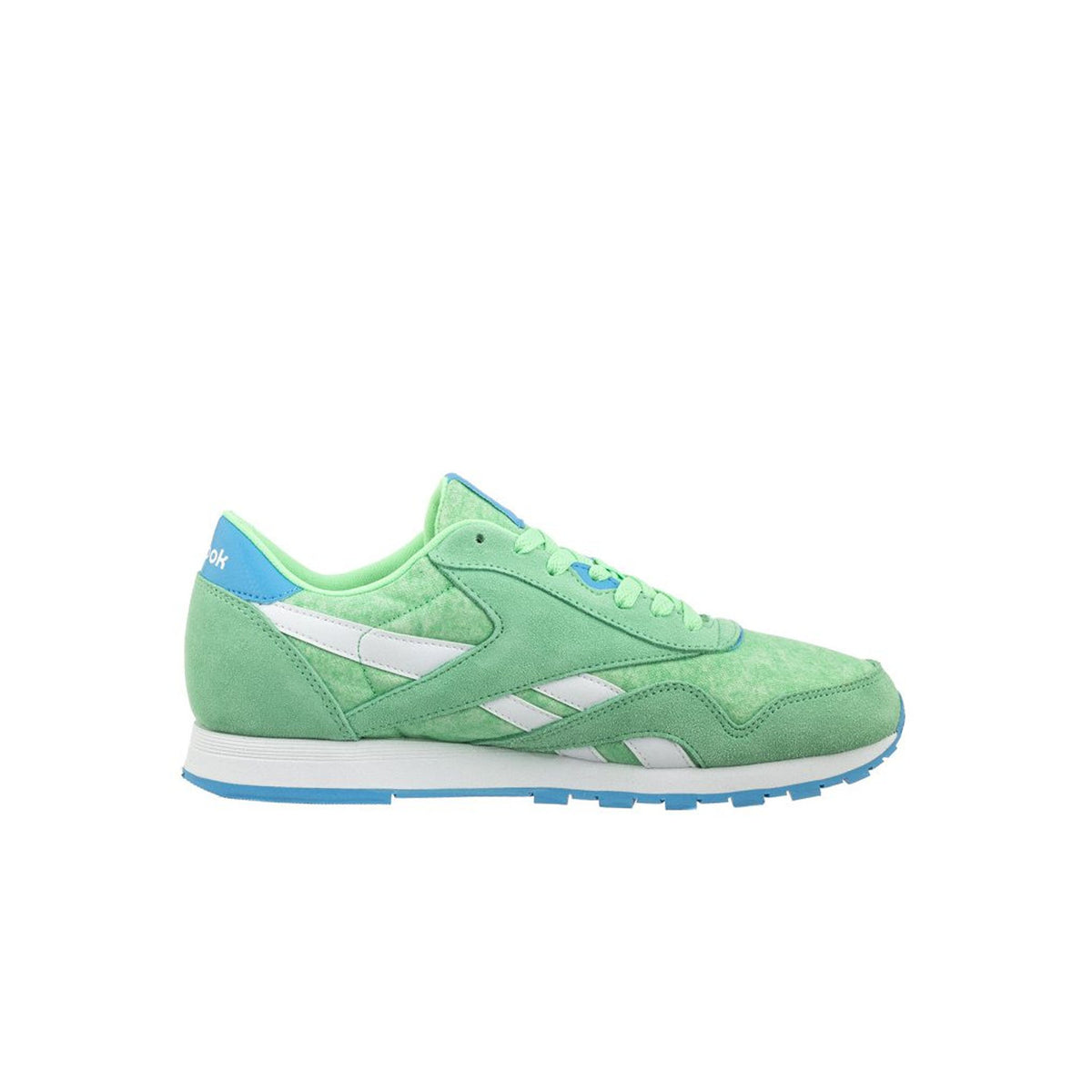 Reebok Classic Kids Green Suede Trainers