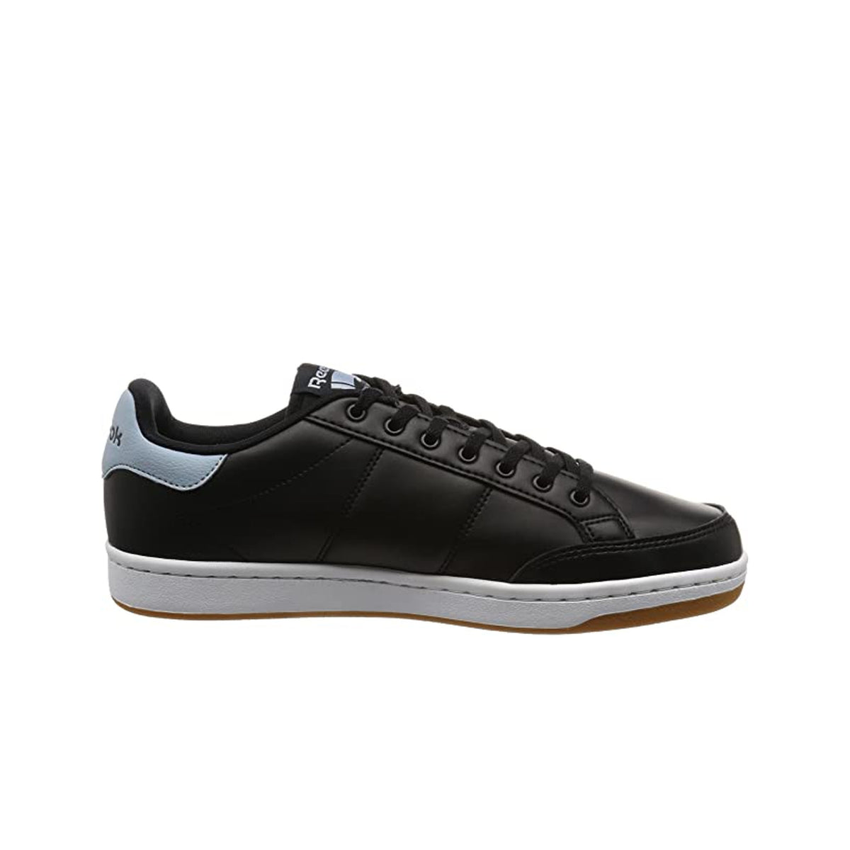 Reebok Royal Smash Lace-Up Black Smooth Leather Mens Trainers BD3995