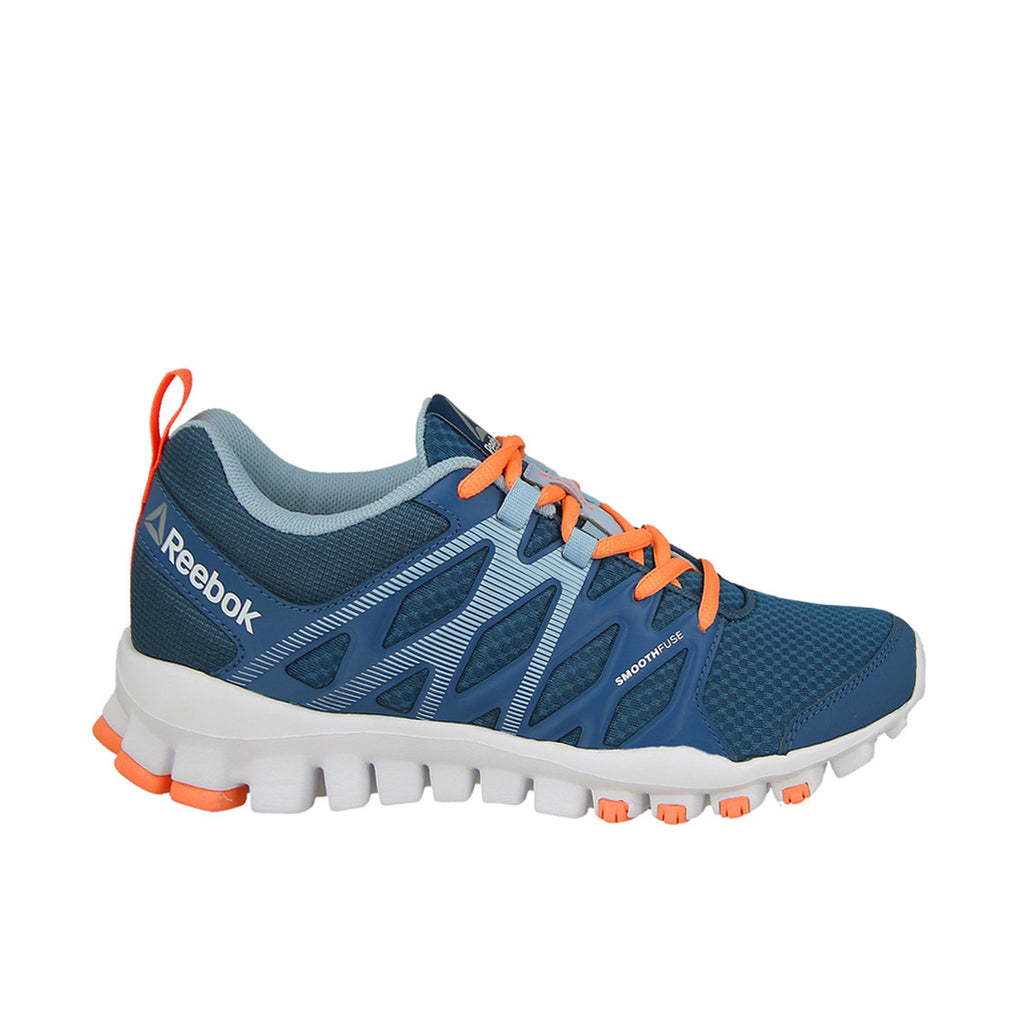 Reebok RealFlex Train 4.0 Lace-Up Blue Synthetic Womens Trainers BD5061