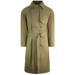 Lacoste Cotton Belt Trench Womens Beige Long Coat