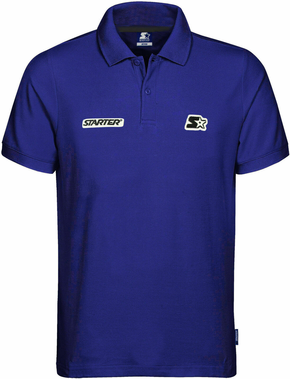 Starter Falcon Mens Short Sleeve Blue Polo Shirt CPE00038