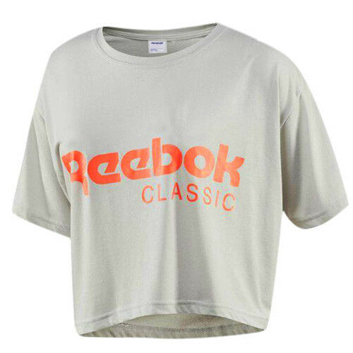 Reebok Classic Womens Grey Crop Top