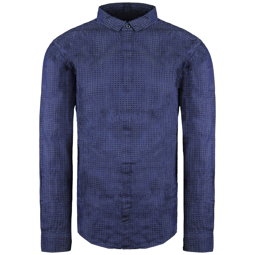 Emporio Armani Extra Slim Mens Navy Shirt