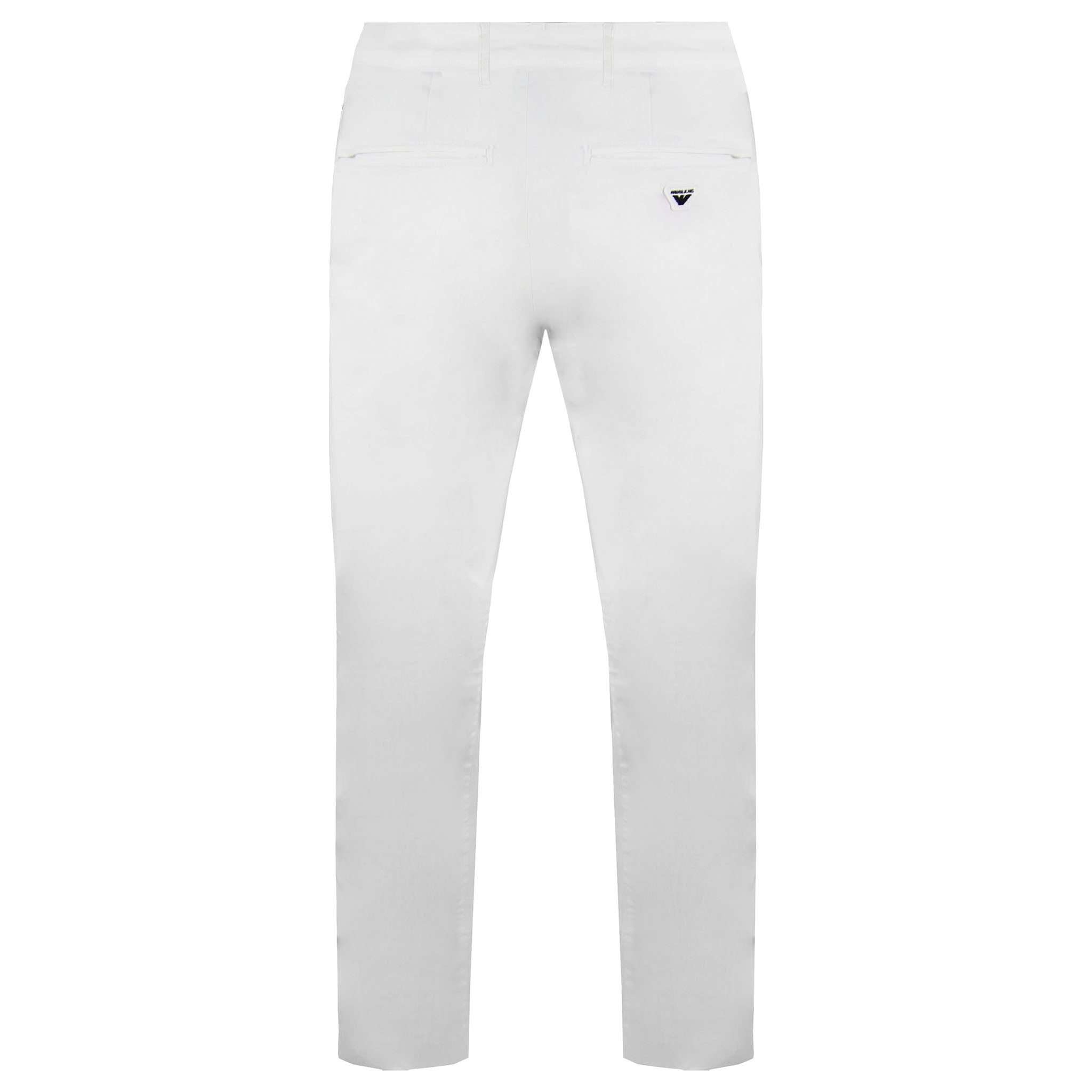 Armani Jeans Mens Slim Fit White Chinos