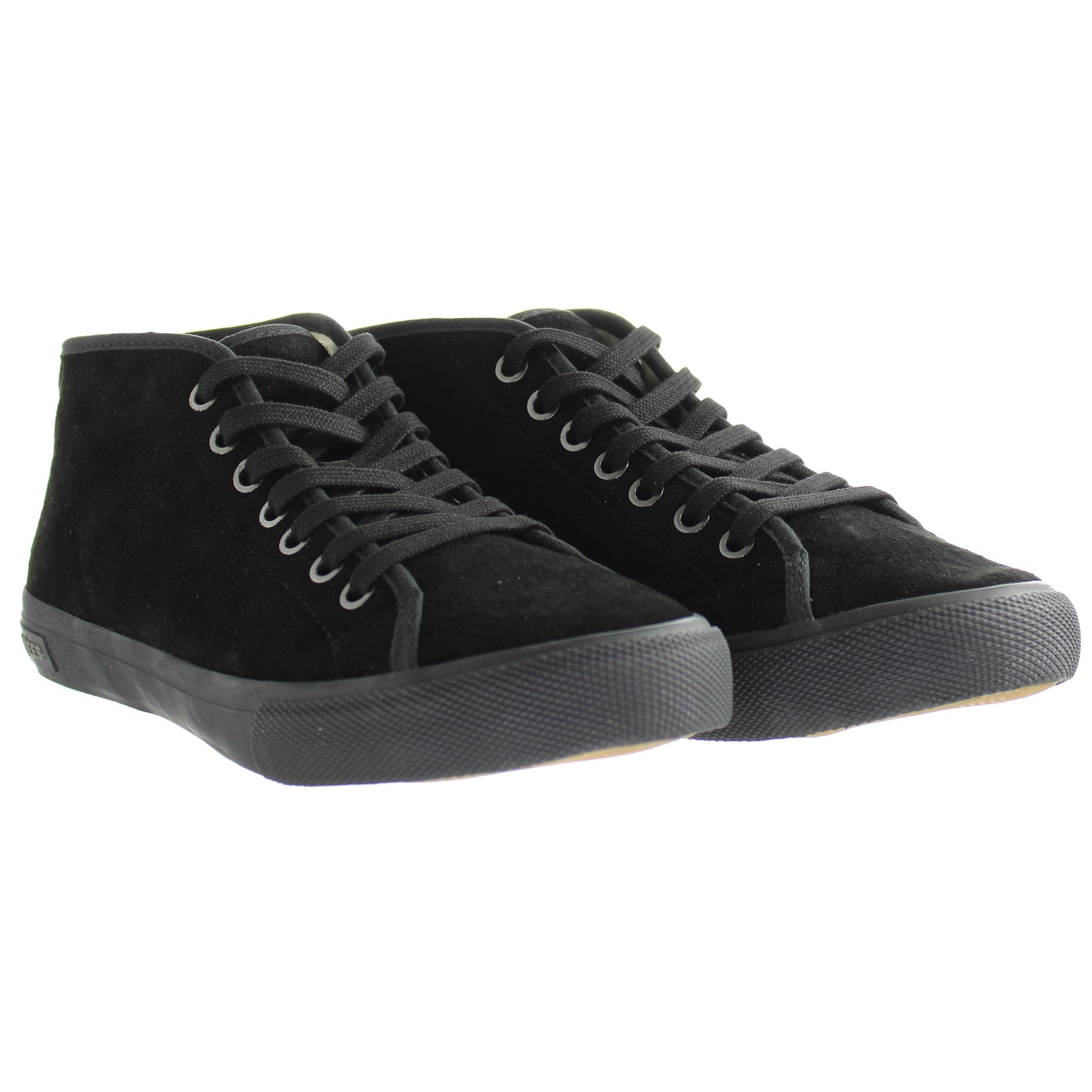 Seavees California Special Mens Black Plimsolls