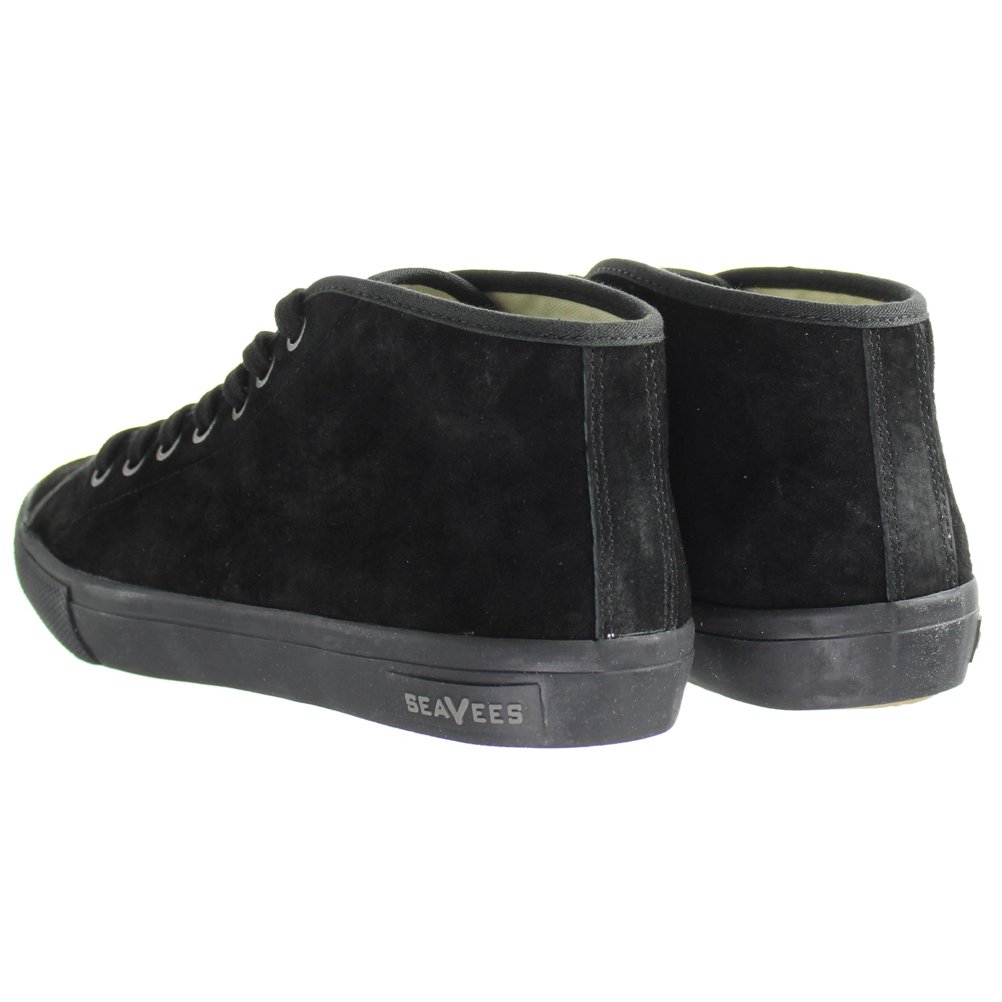 Seavees California Special Mens Black Plimsolls
