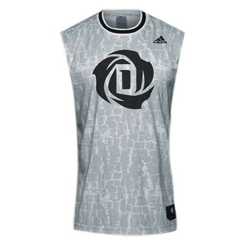 Adidas Derrick Rose Mens Grey Basketball Vest