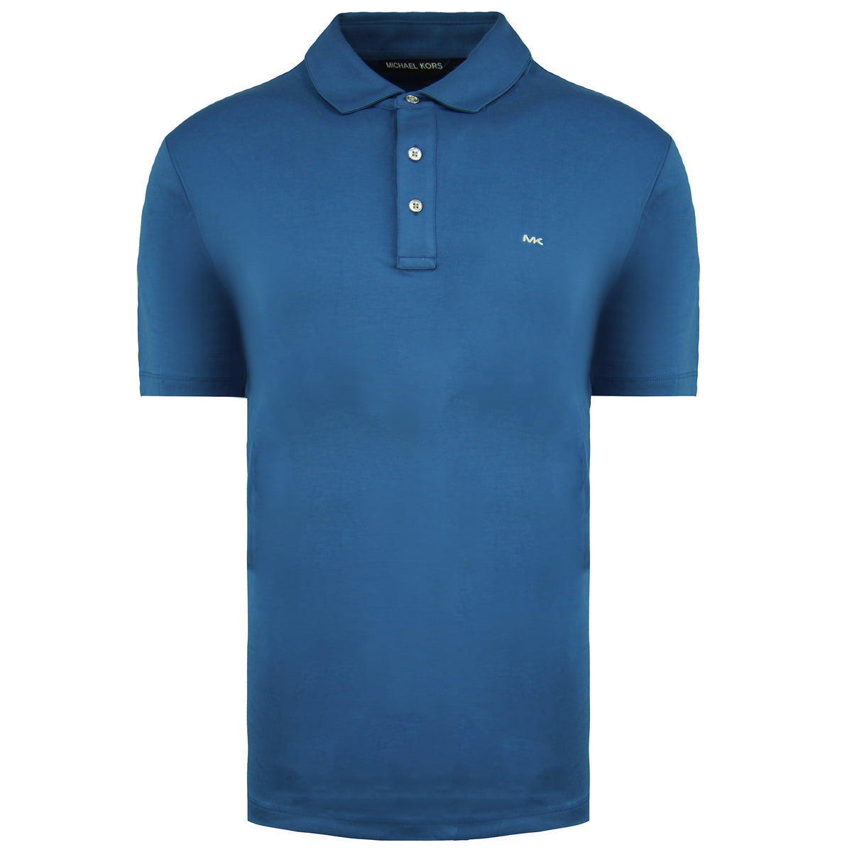 Michael Kors Logo Mens Blue Polo Shirt