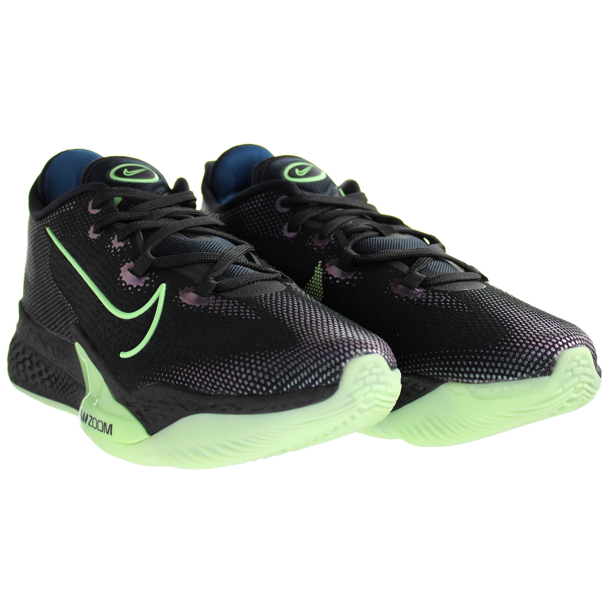 Nike Air Zoom BB Nxt Mens Black/Green Basketball Shoes