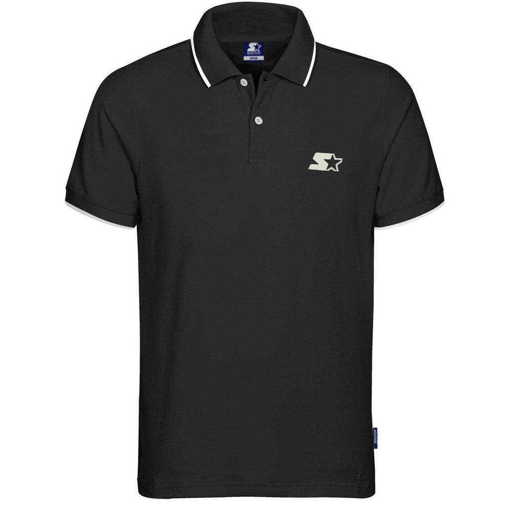 Starter Enhance Mens Black Polo Shirt